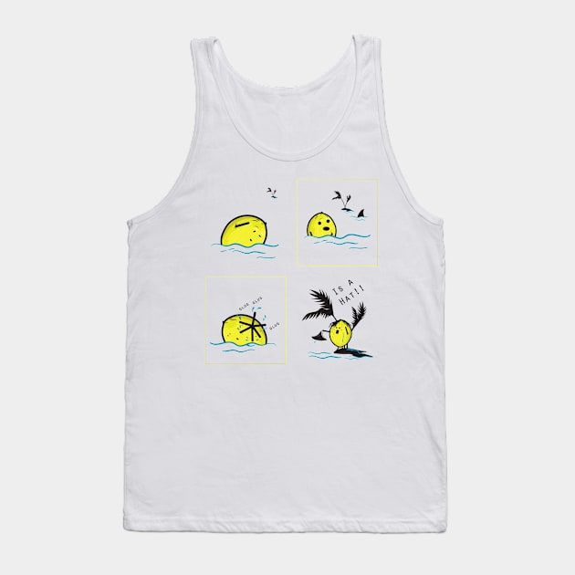 Lemon Ed - Lemon Shark Tank Top by Frajtgorski